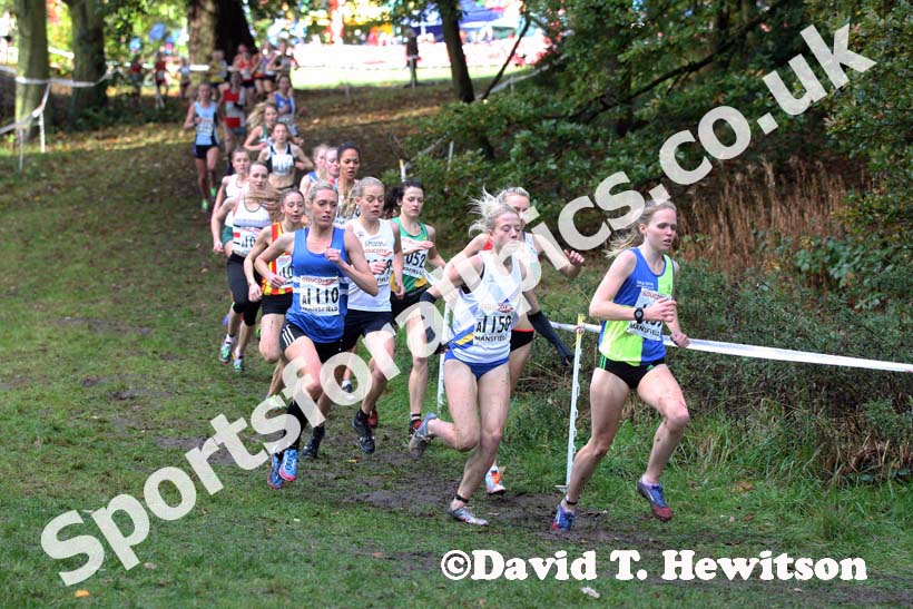 Senior women, National Cross Country Relays, Berry Hill Park, Mansfield. Photo: David T. Hewitson/Sports for All Pics